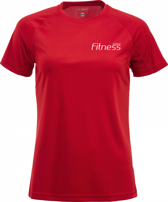 Clique - Borup Member Basic Training Tee Woman - Red